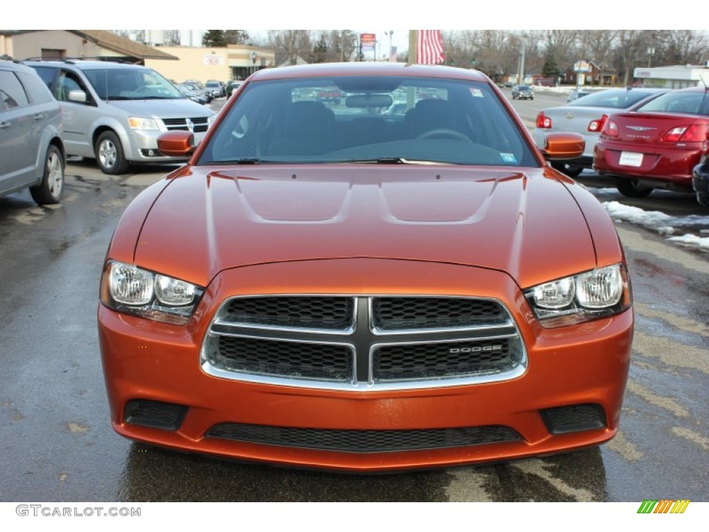 Toxic Orange Pearl 2011 Dodge Charger SE Exterior Photo #62568673