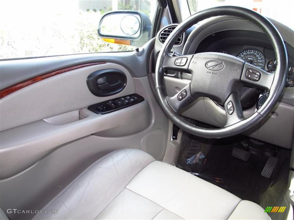 2002 Bravada AWD - Arctic White / Pewter photo #11