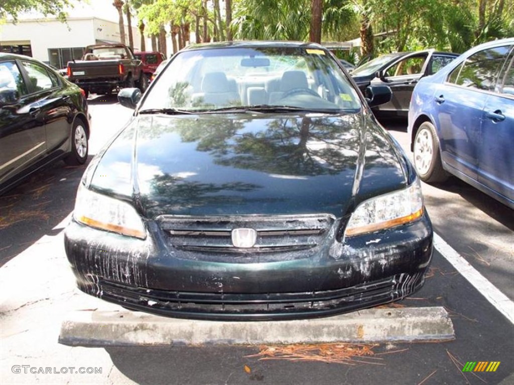 2001 Accord EX Sedan - Dark Emerald Pearl / Ivory photo #1