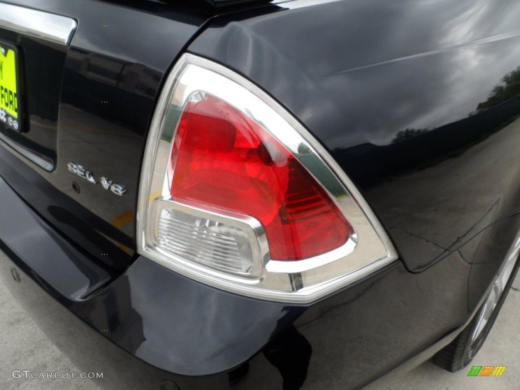 2008 Fusion SEL V6 - Dark Blue Ink Metallic / Medium Light Stone photo #18