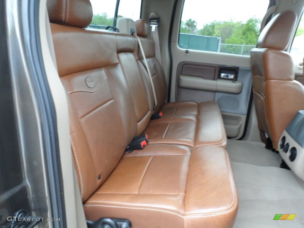 2008 Ford F150 King Ranch SuperCrew Rear Seat Photo #62569482