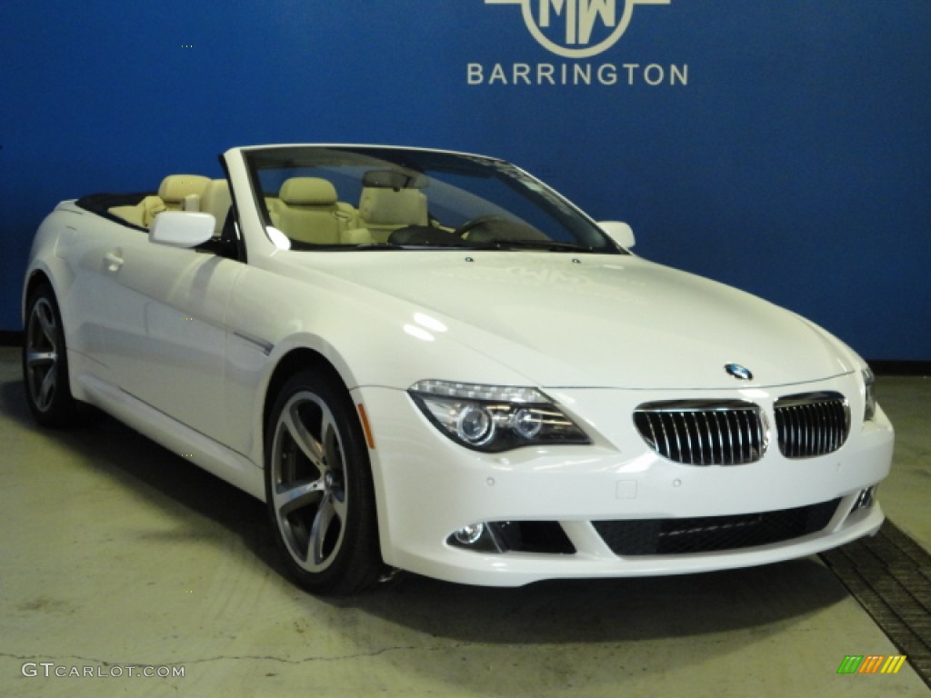 2008 6 Series 650i Convertible - Alpine White / Cream Beige photo #1