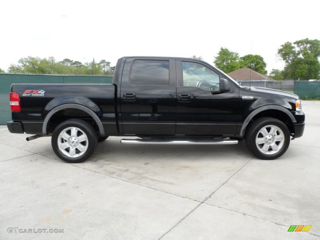 Black 2008 Ford F150 FX4 SuperCrew 4x4 Exterior Photo #62569655