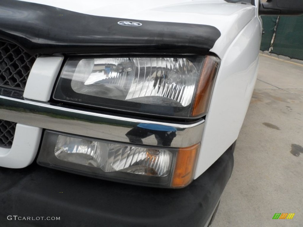 2005 Silverado 1500 LS Crew Cab - Summit White / Dark Charcoal photo #10