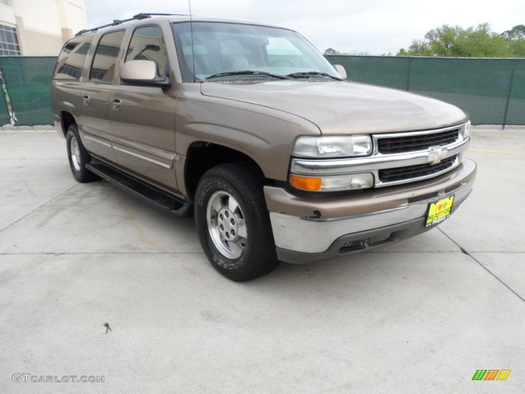 2003 Suburban 1500 LT - Sandalwood Metallic / Tan/Neutral photo #1
