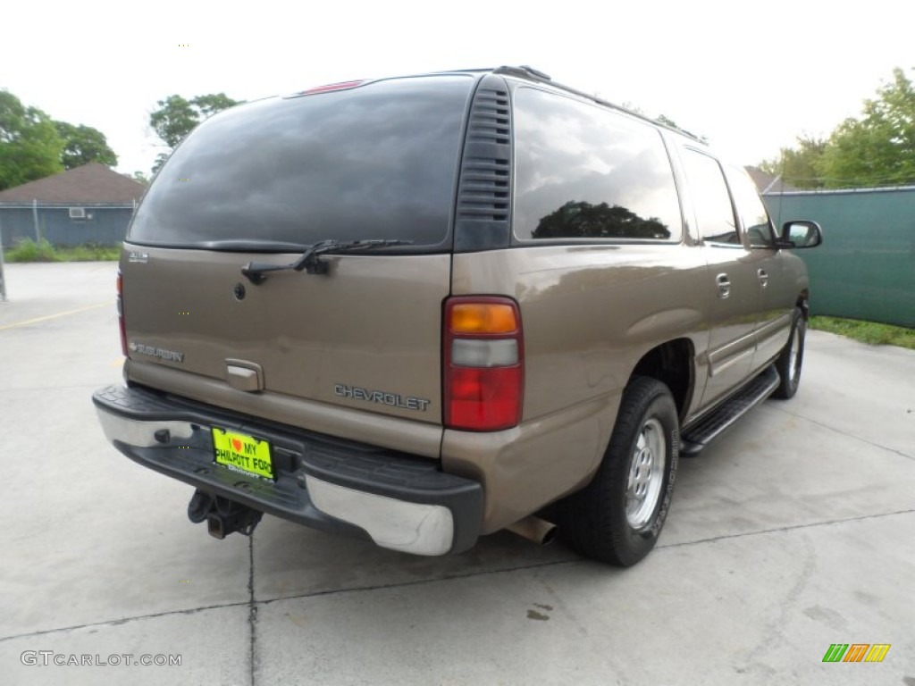 2003 Suburban 1500 LT - Sandalwood Metallic / Tan/Neutral photo #3