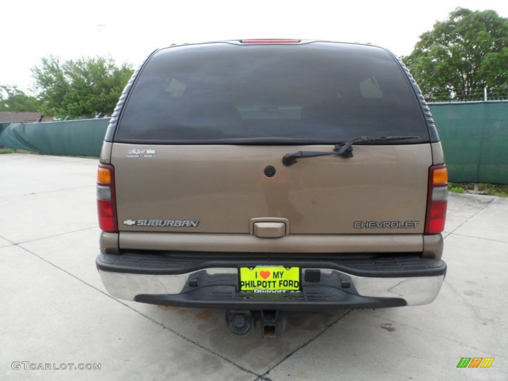 2003 Suburban 1500 LT - Sandalwood Metallic / Tan/Neutral photo #4