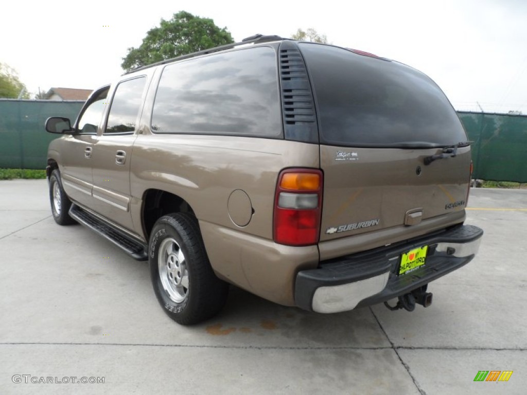 2003 Suburban 1500 LT - Sandalwood Metallic / Tan/Neutral photo #5