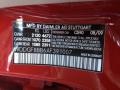 590: Mars Red 2010 Mercedes-Benz C 300 Sport 4Matic Color Code