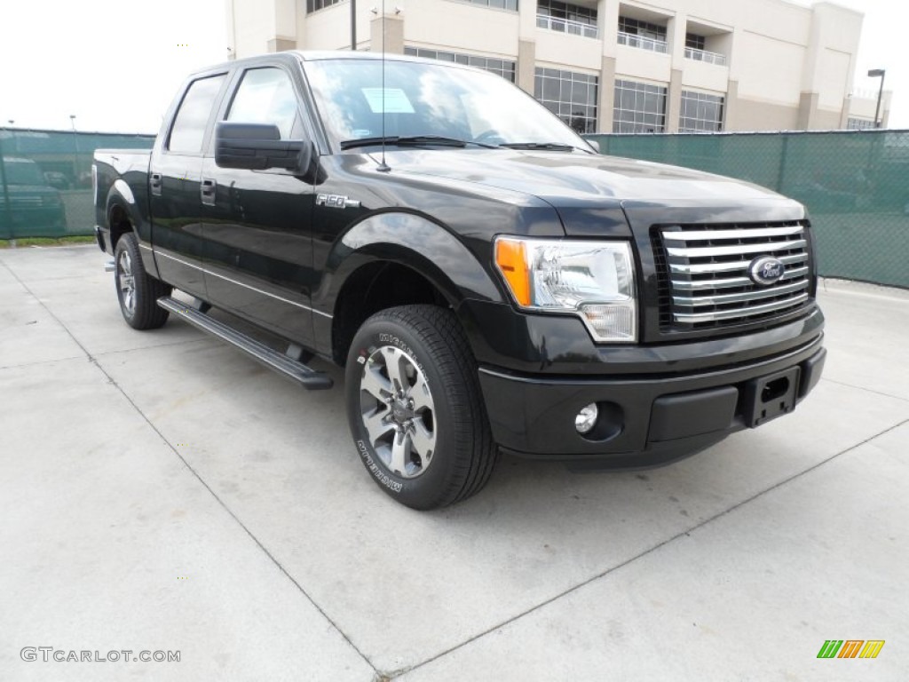 Tuxedo Black Metallic 2012 Ford F150 XLT SuperCrew Exterior Photo #62573053