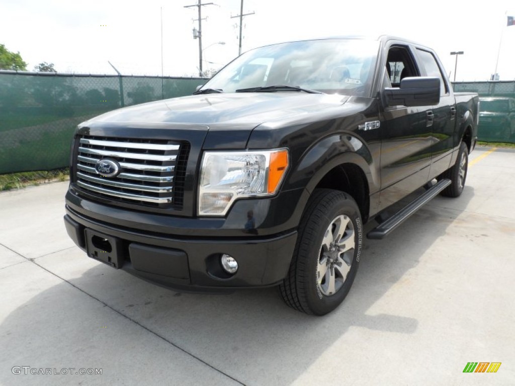 Tuxedo Black Metallic 2012 Ford F150 XLT SuperCrew Exterior Photo #62573104