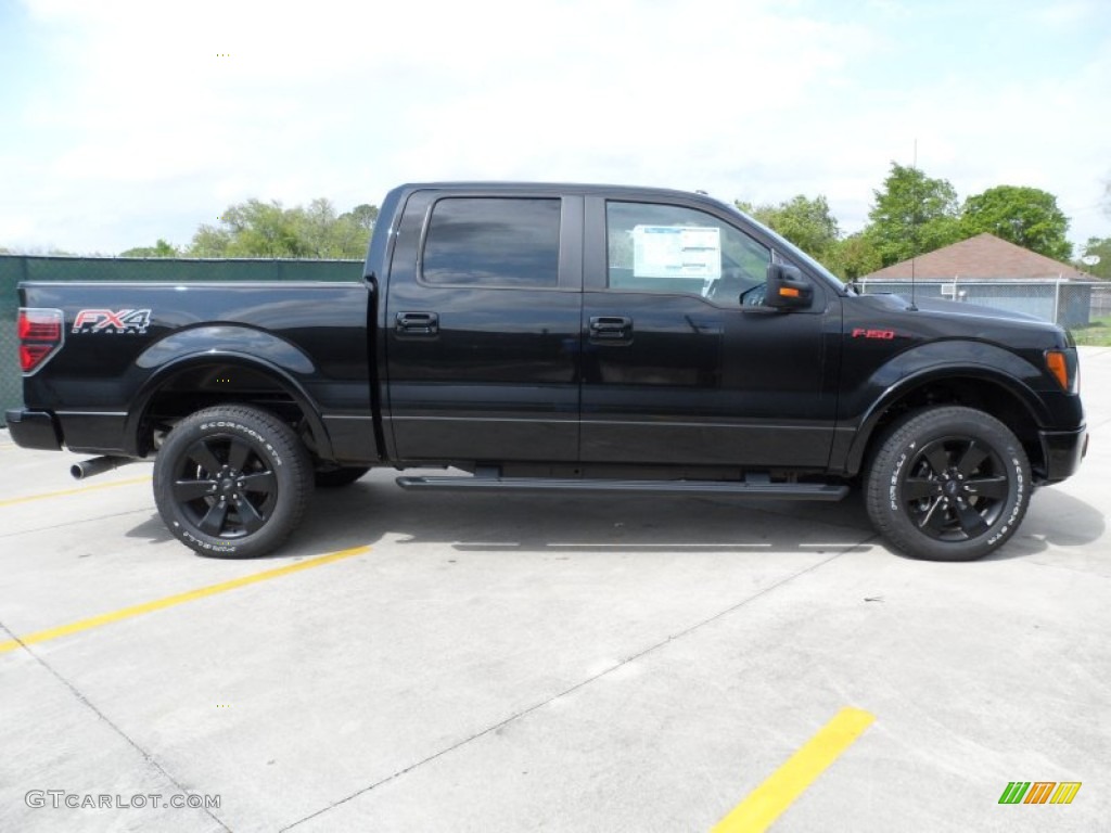 Tuxedo Black Metallic 2012 Ford F150 FX4 SuperCrew 4x4 Exterior Photo #62573752