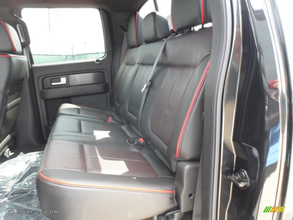 FX Sport Appearance Black/Red Interior 2012 Ford F150 FX4 SuperCrew 4x4 Photo #62573931
