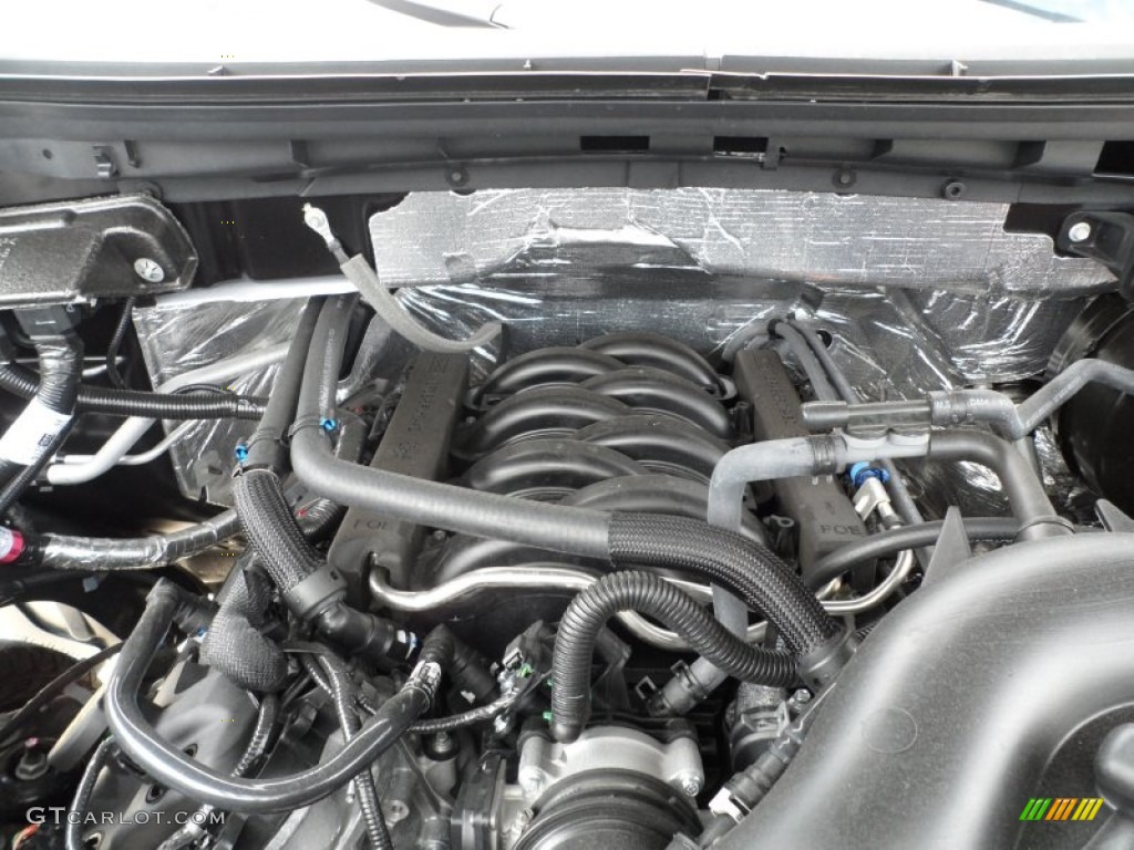 2012 Ford F150 FX4 SuperCrew 4x4 5.0 Liter Flex-Fuel DOHC 32-Valve Ti-VCT V8 Engine Photo #62574289