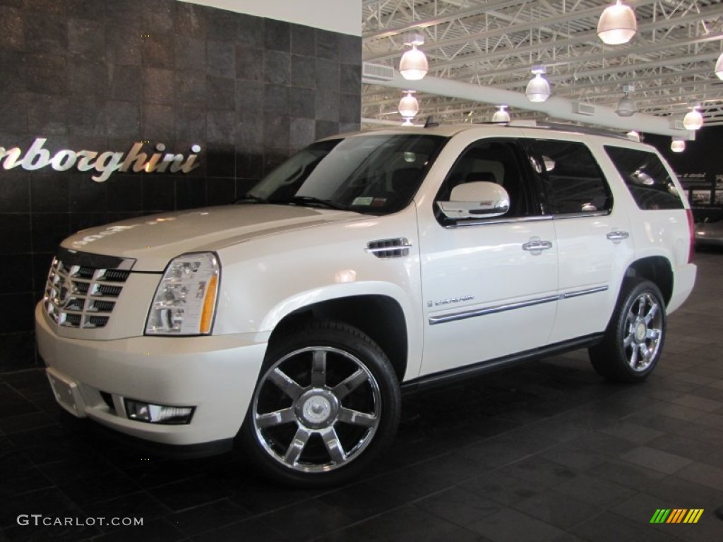 2007 Escalade AWD - White Diamond / Ebony/Ebony photo #15