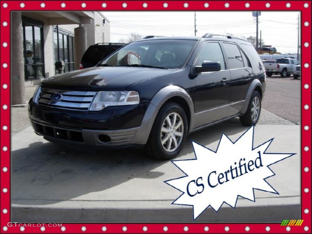 2008 Taurus X SEL AWD - Dark Ink Blue Metallic / Medium Light Stone photo #1
