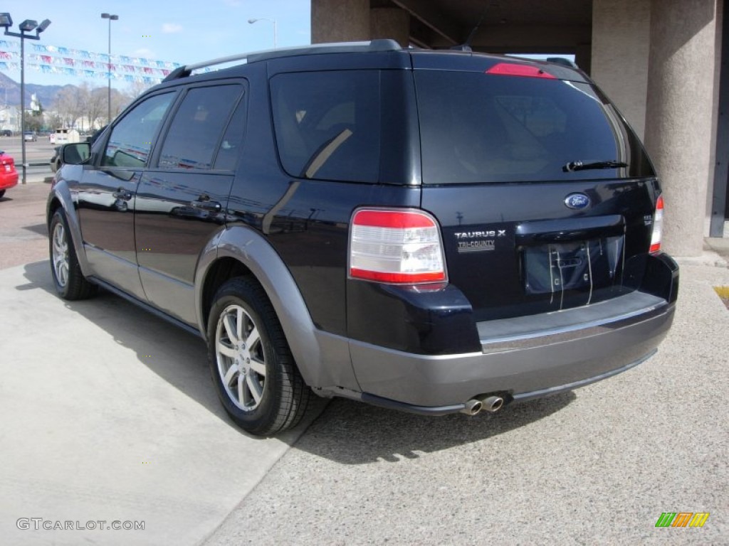2008 Taurus X SEL AWD - Dark Ink Blue Metallic / Medium Light Stone photo #6