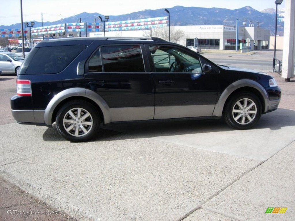 2008 Taurus X SEL AWD - Dark Ink Blue Metallic / Medium Light Stone photo #8