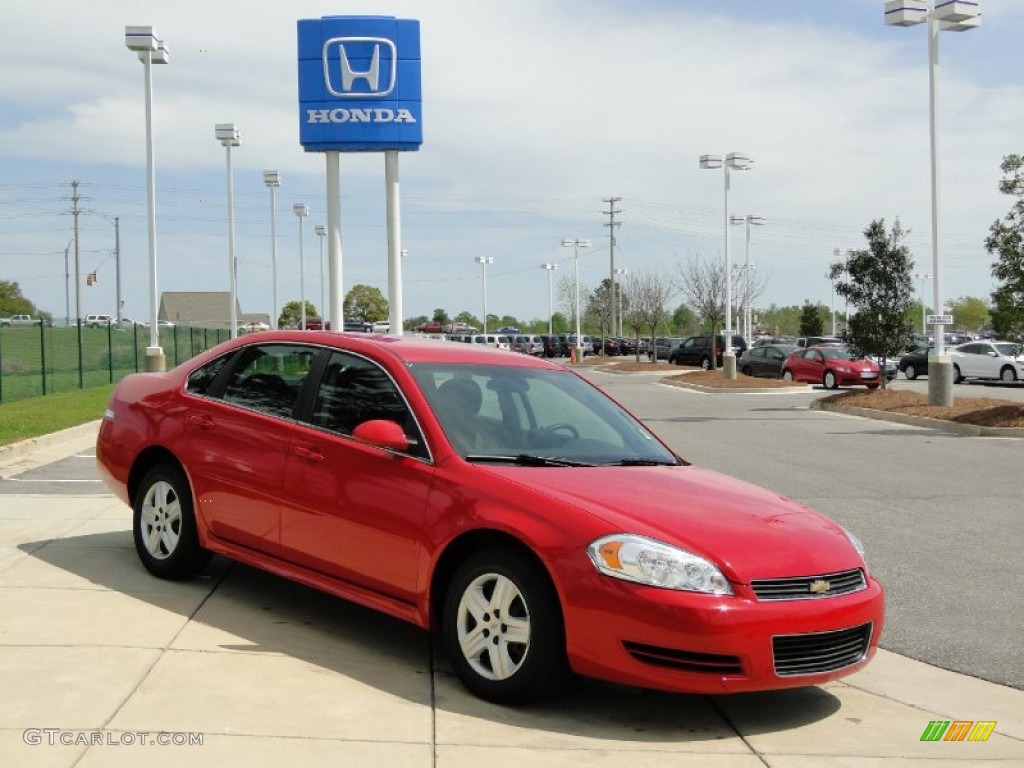 2010 Impala LS - Victory Red / Gray photo #2