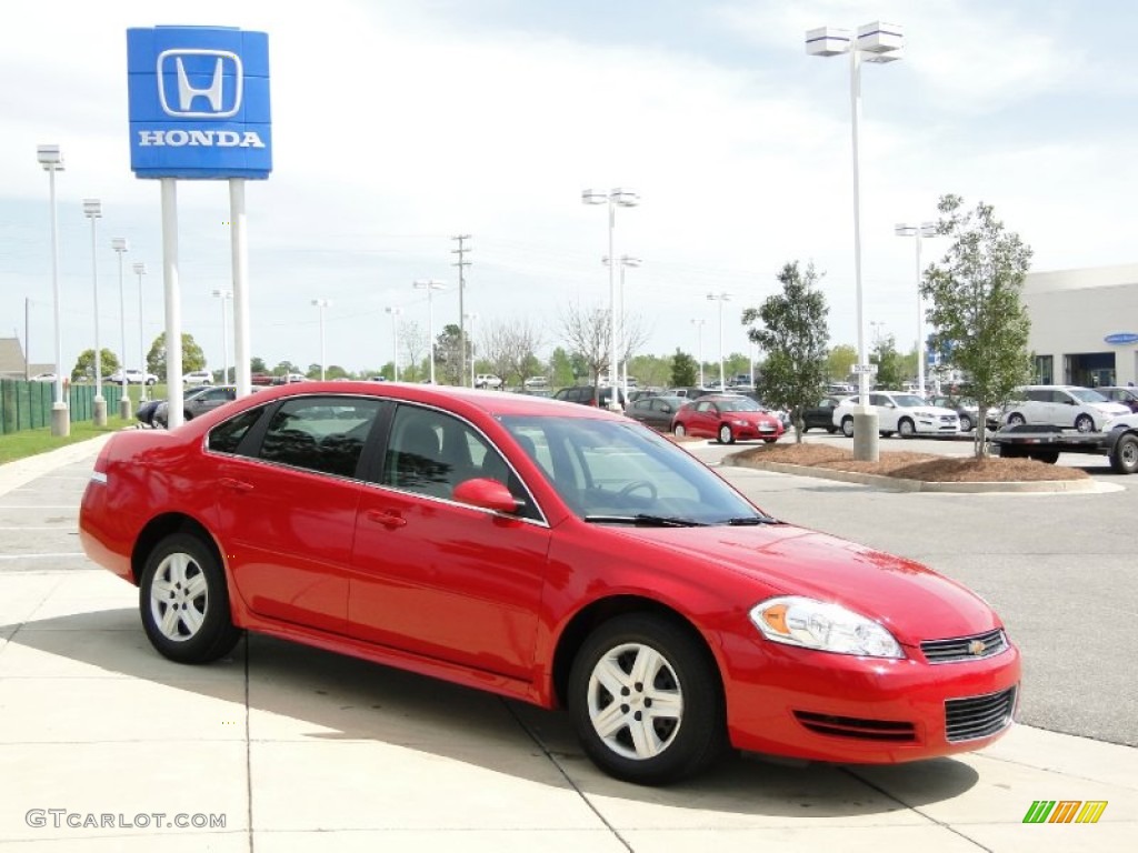 2010 Impala LS - Victory Red / Gray photo #3