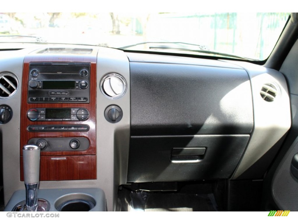 2005 F150 Lariat SuperCrew 4x4 - Dark Stone Metallic / Black photo #54