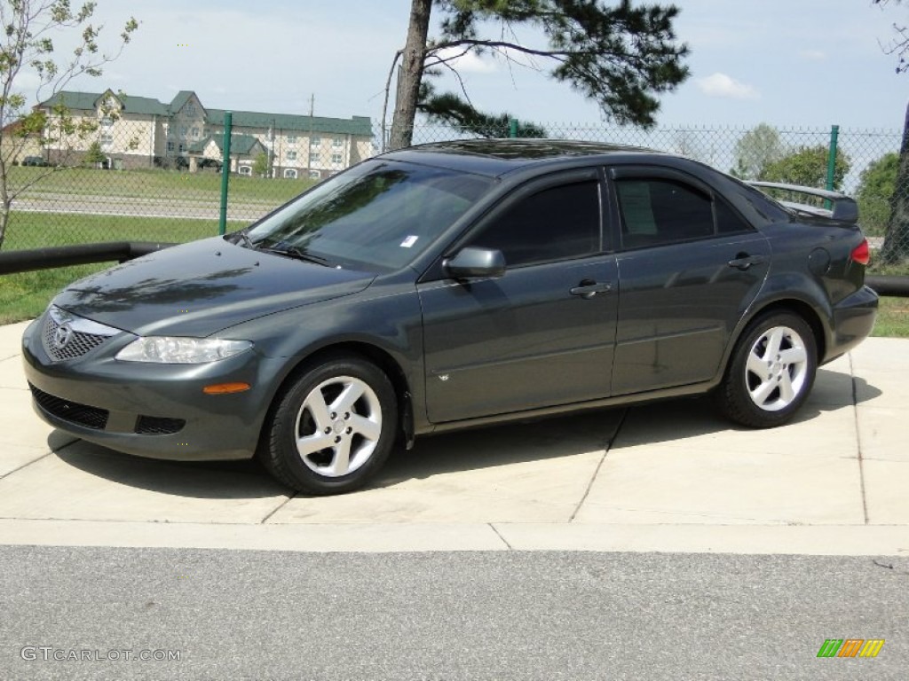Dark Steel Metallic 2003 Mazda MAZDA6 s Sedan Exterior Photo #62577091