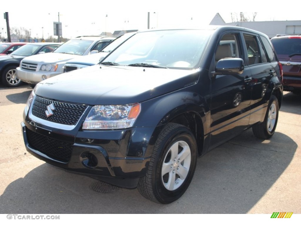 2010 Grand Vitara Premium 4x4 - Black Pearl / Beige photo #1