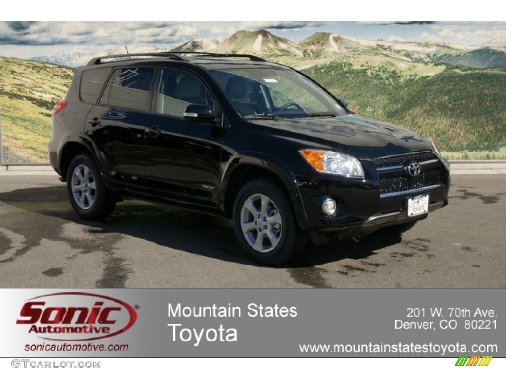 2012 RAV4 Limited 4WD - Black / Ash photo #1