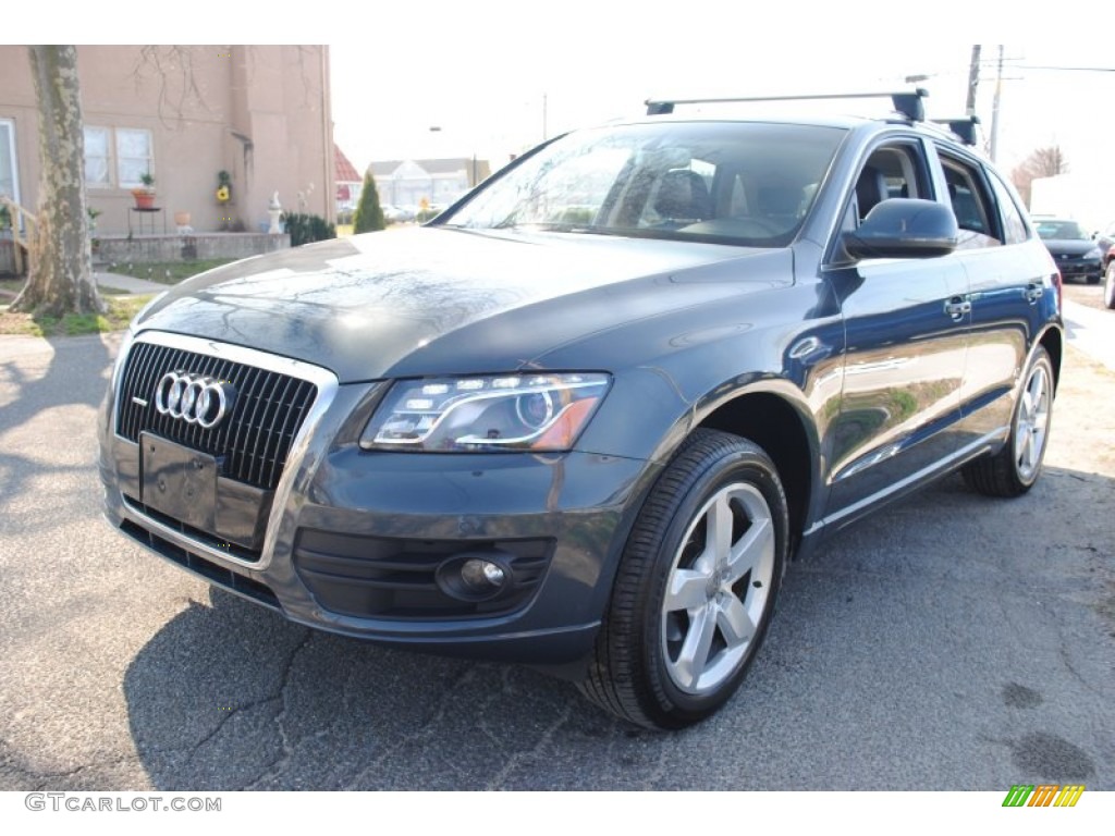 2009 Q5 3.2 Premium quattro - Meteor Gray Pearl Effect / Black photo #1