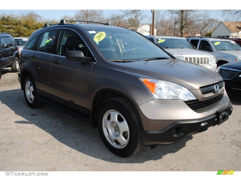 2009 CR-V LX - Urban Titanium Metallic / Black photo #4