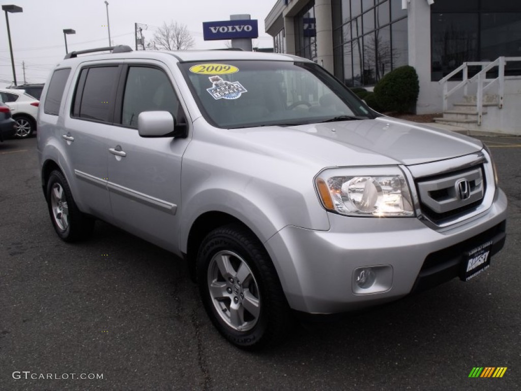 2009 Pilot EX-L 4WD - Billet Silver Metallic / Gray photo #1