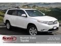 2012 Blizzard White Pearl Toyota Highlander SE 4WD  photo #1