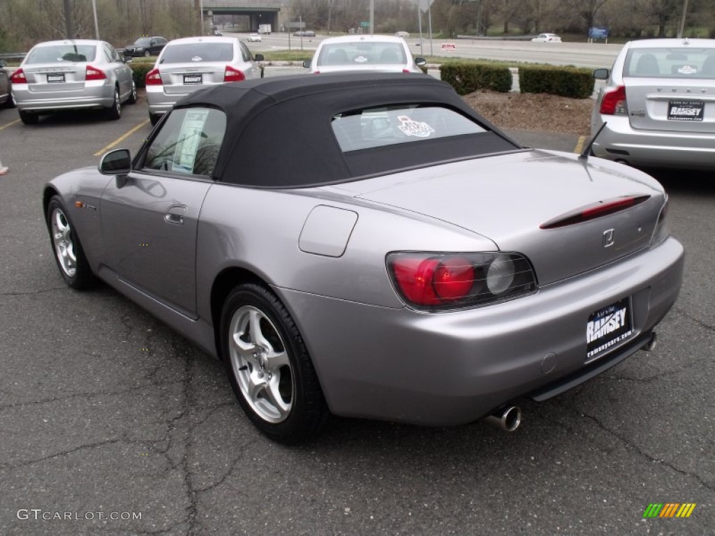 2000 S2000 Roadster - Silver Stone Metallic / Black/Red Leather photo #13