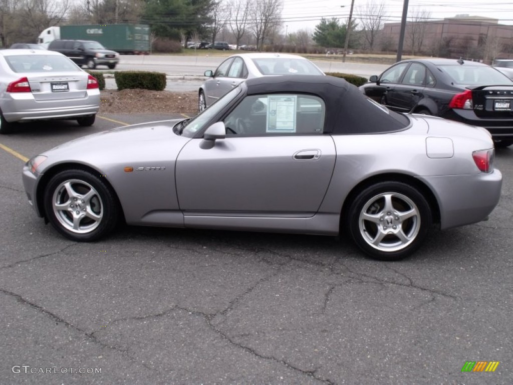 2000 S2000 Roadster - Silver Stone Metallic / Black/Red Leather photo #14