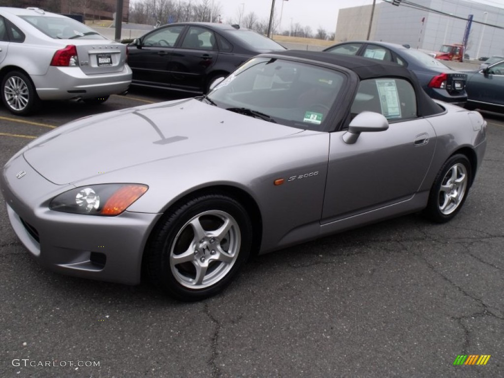 2000 S2000 Roadster - Silver Stone Metallic / Black/Red Leather photo #15