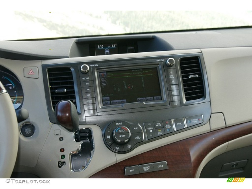 2012 Sienna Limited AWD - South Pacific Pearl / Bisque photo #16