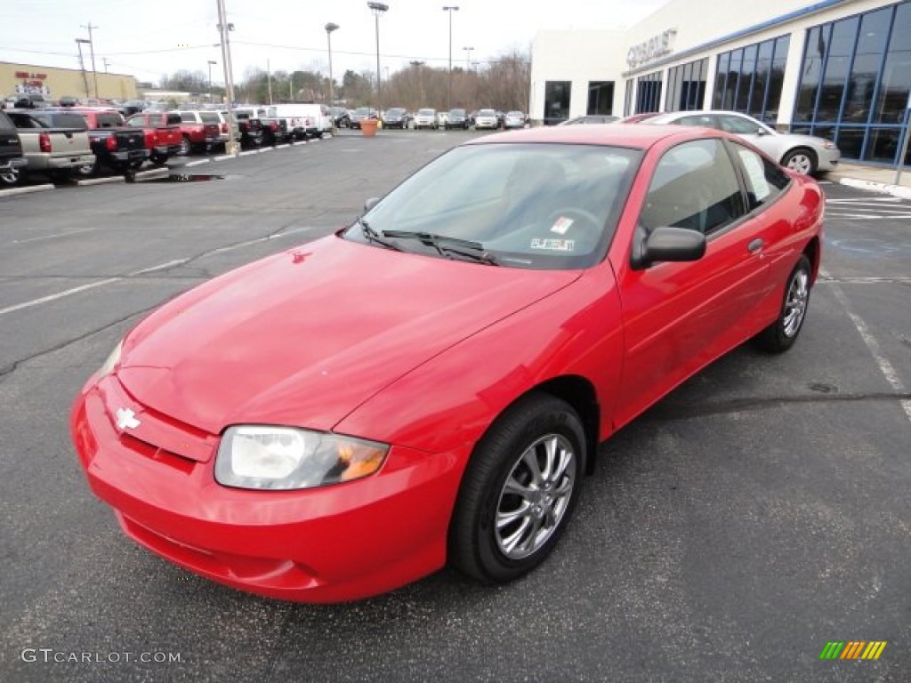 2003 Cavalier LS Coupe - Victory Red / Graphite Gray photo #7