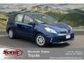 2012 Blue Ribbon Metallic Toyota Prius v Two Hybrid  photo #1