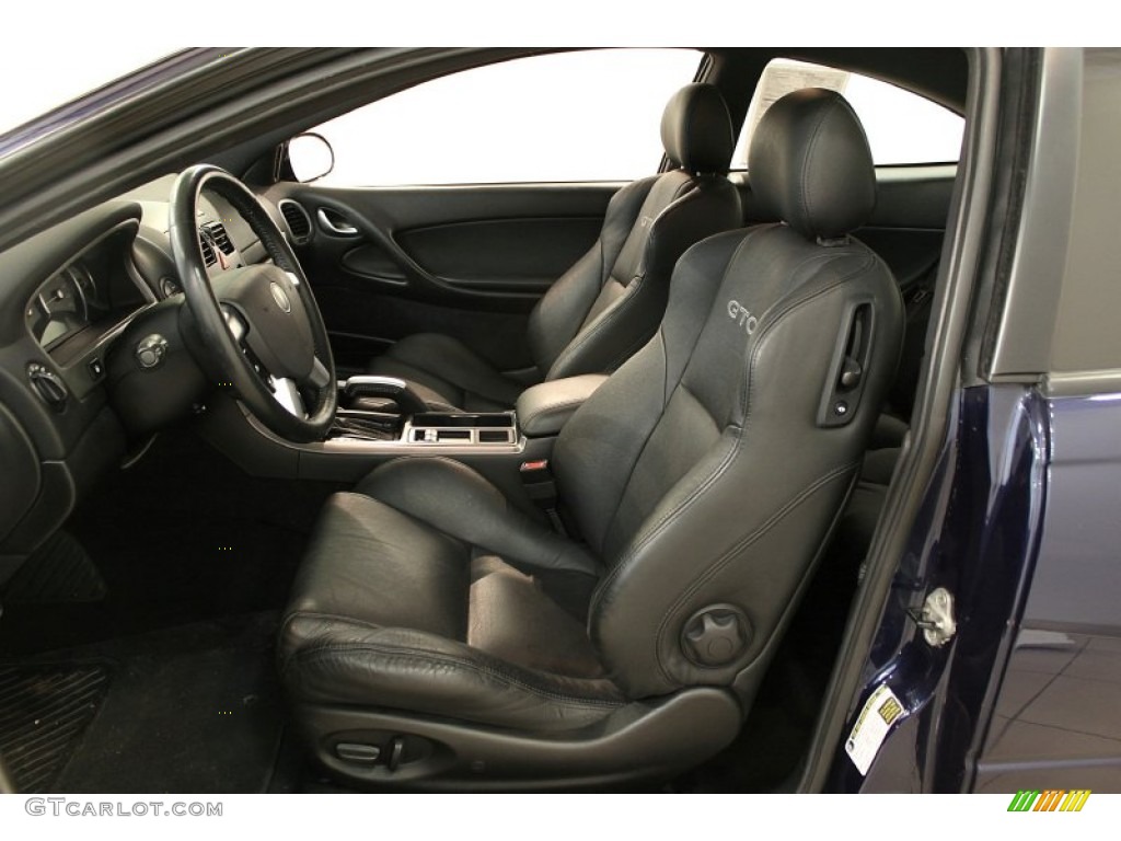 Black Interior 2005 Pontiac GTO Coupe Photo #62582818