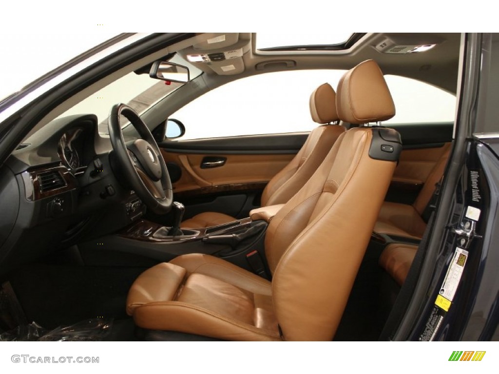 2007 3 Series 335i Coupe - Monaco Blue Metallic / Saddle Brown/Black photo #9