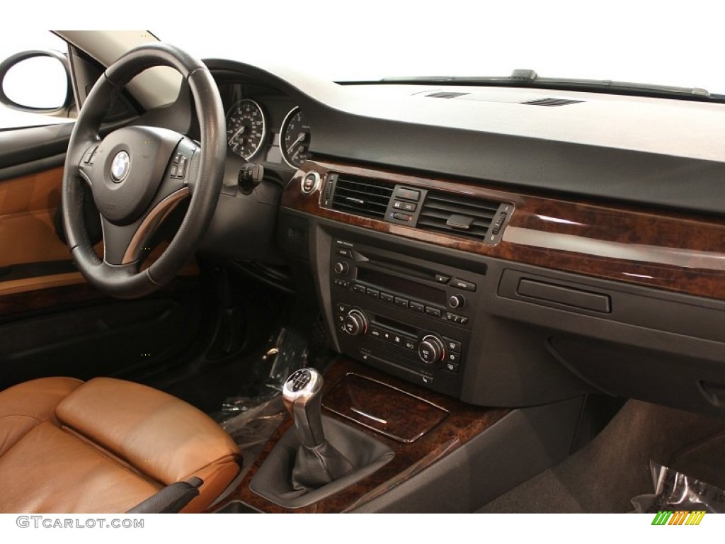 2007 3 Series 335i Coupe - Monaco Blue Metallic / Saddle Brown/Black photo #18