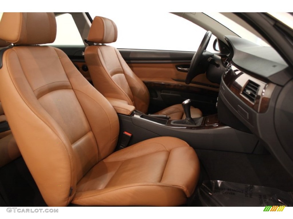 2007 3 Series 335i Coupe - Monaco Blue Metallic / Saddle Brown/Black photo #19