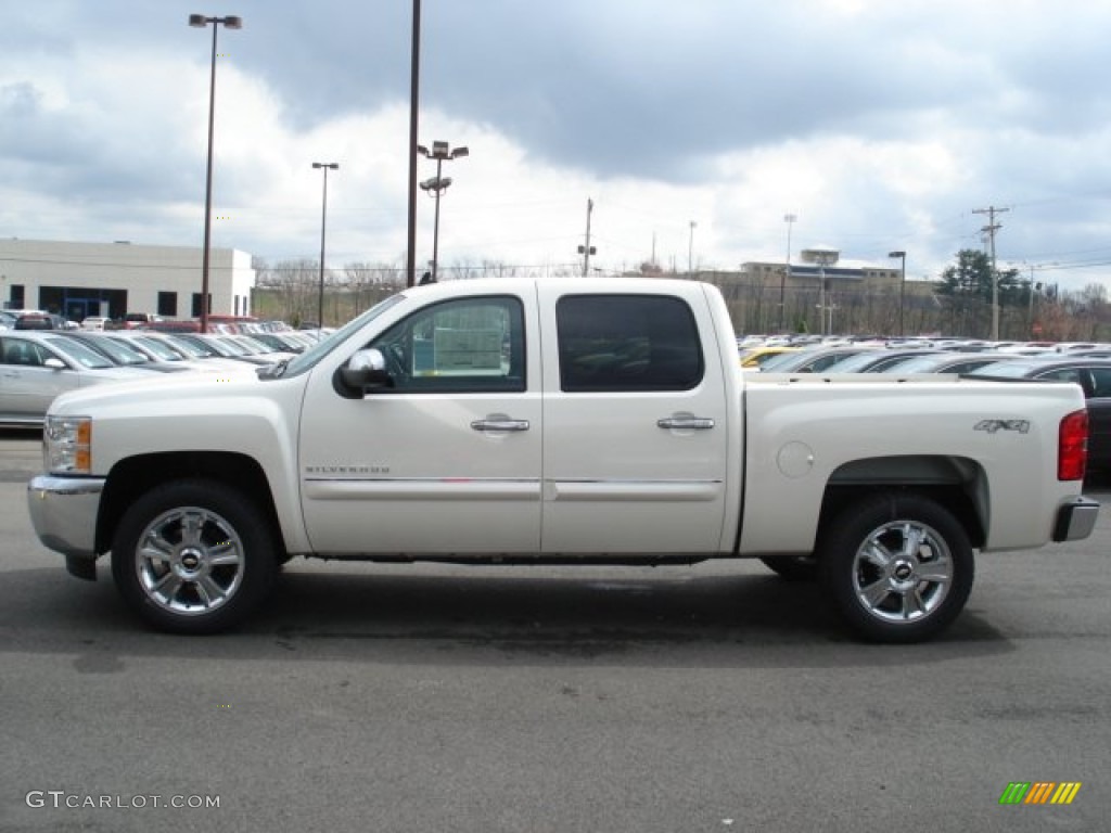 2012 Silverado 1500 LT Crew Cab 4x4 - White Diamond Tricoat / Ebony photo #5