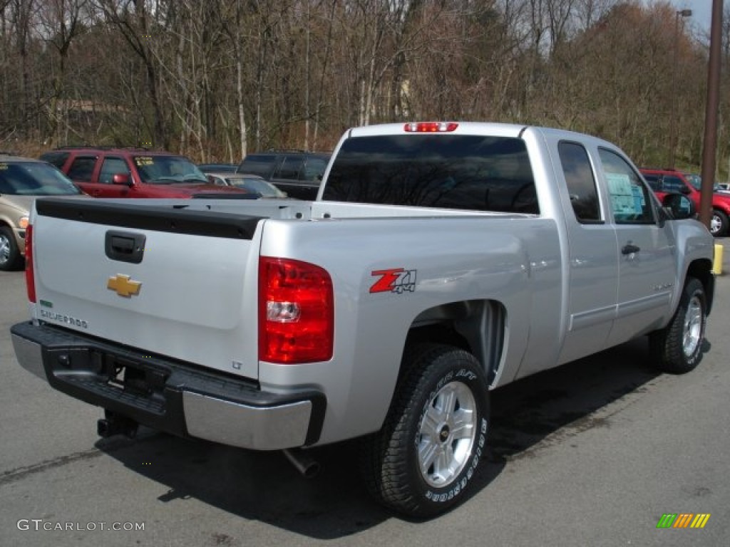 2012 Silverado 1500 LT Extended Cab 4x4 - Silver Ice Metallic / Ebony photo #8