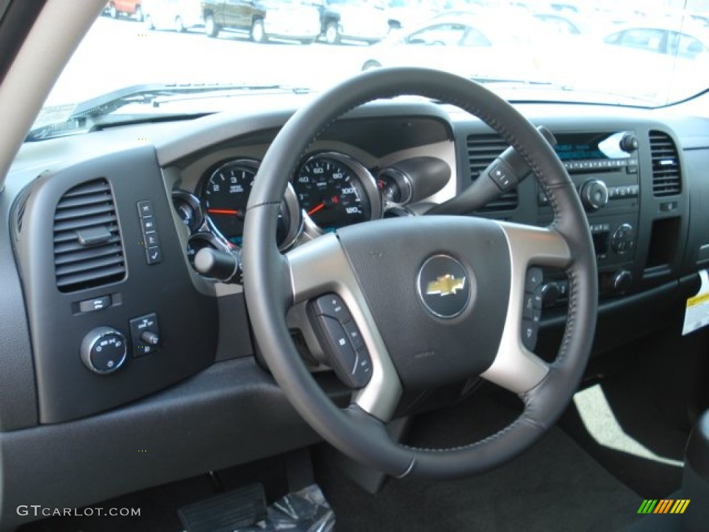 2012 Silverado 1500 LT Extended Cab 4x4 - Silver Ice Metallic / Ebony photo #10