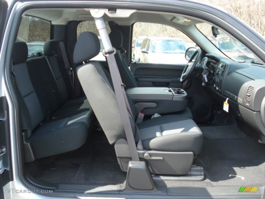 2012 Silverado 1500 LT Extended Cab 4x4 - Silver Ice Metallic / Ebony photo #16