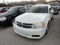 2012 Bright White Dodge Avenger SXT  photo #1