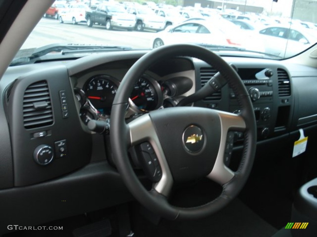 2012 Silverado 1500 LT Extended Cab 4x4 - Mocha Steel Metallic / Ebony photo #10