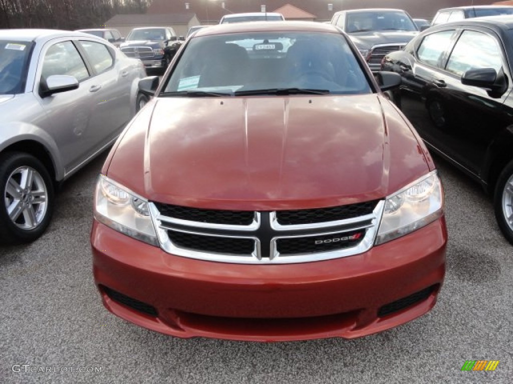 Copperhead Pearl 2012 Dodge Avenger SE Exterior Photo #62586021