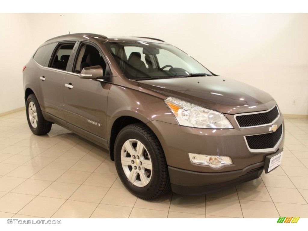 2009 Traverse LT - Desert Brown Metallic / Ebony photo #1